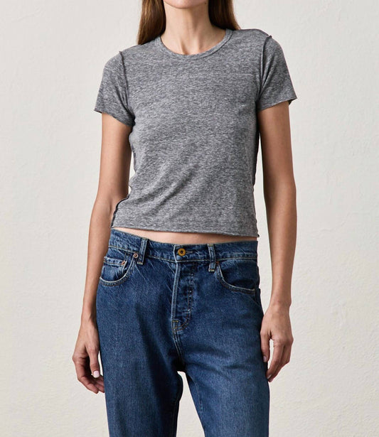 Nsf - Tara Triblend Jersey Crew Tee