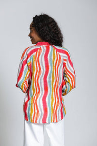 Apny - Half -Plaket Pullover Blouse