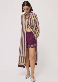 Ottod'Ame - Linen Blend Shirt Dress