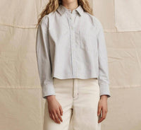 The Great. - The Cropped Oxford Shirt