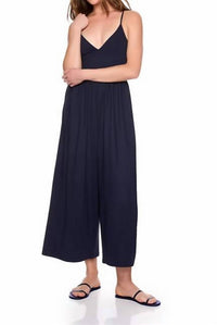 Susana Monaco Slip Top Jumpsuit in midnight - women's pants - alternate view