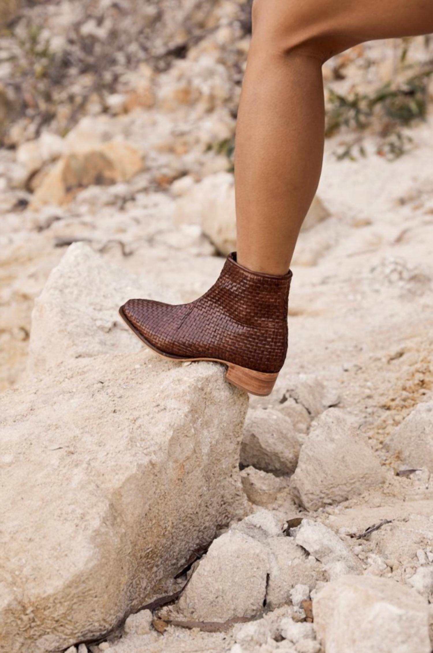 St. Agni Hamlet Boot in antique tan - women's shoe