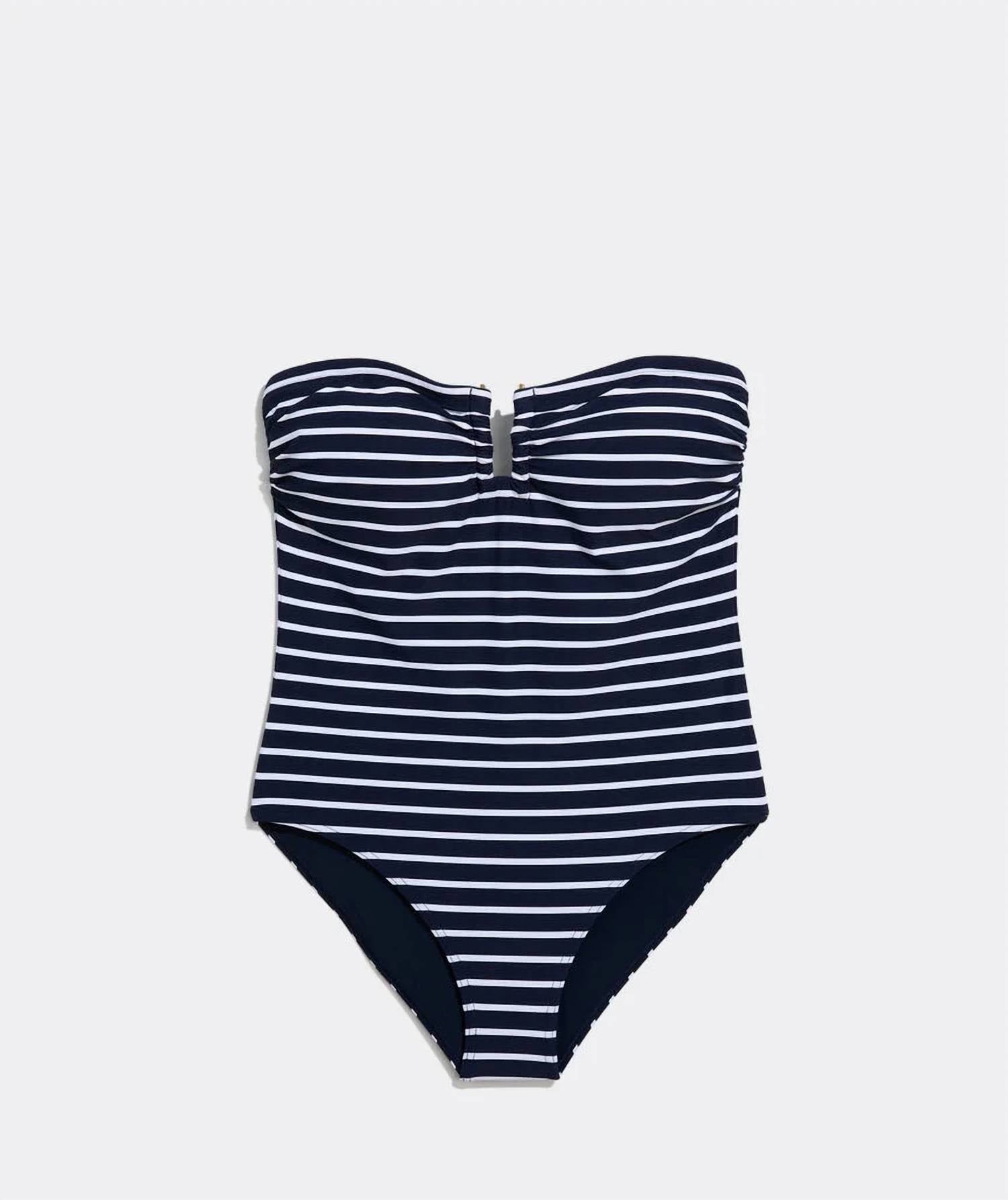 Vineyard Vines - Montauk Strapless One-piece Swimsuit
