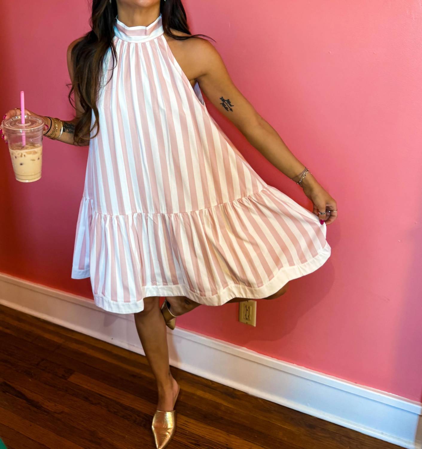 Prosperina - Azalea Gatsby Scalloped Swing Dress