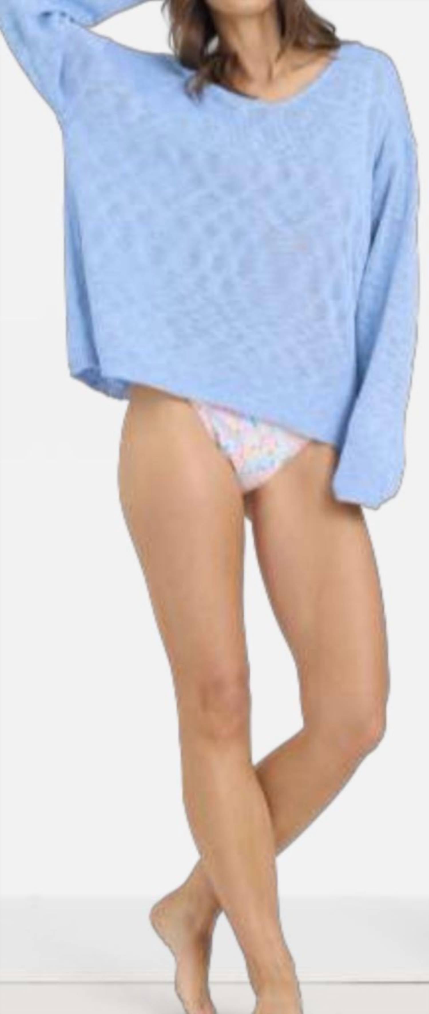 Ocean Drive - Solid slub sweater