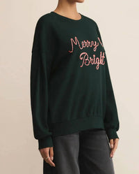 Z Supply - Candy Cane Merry and Bright Sunday Sweatshirt