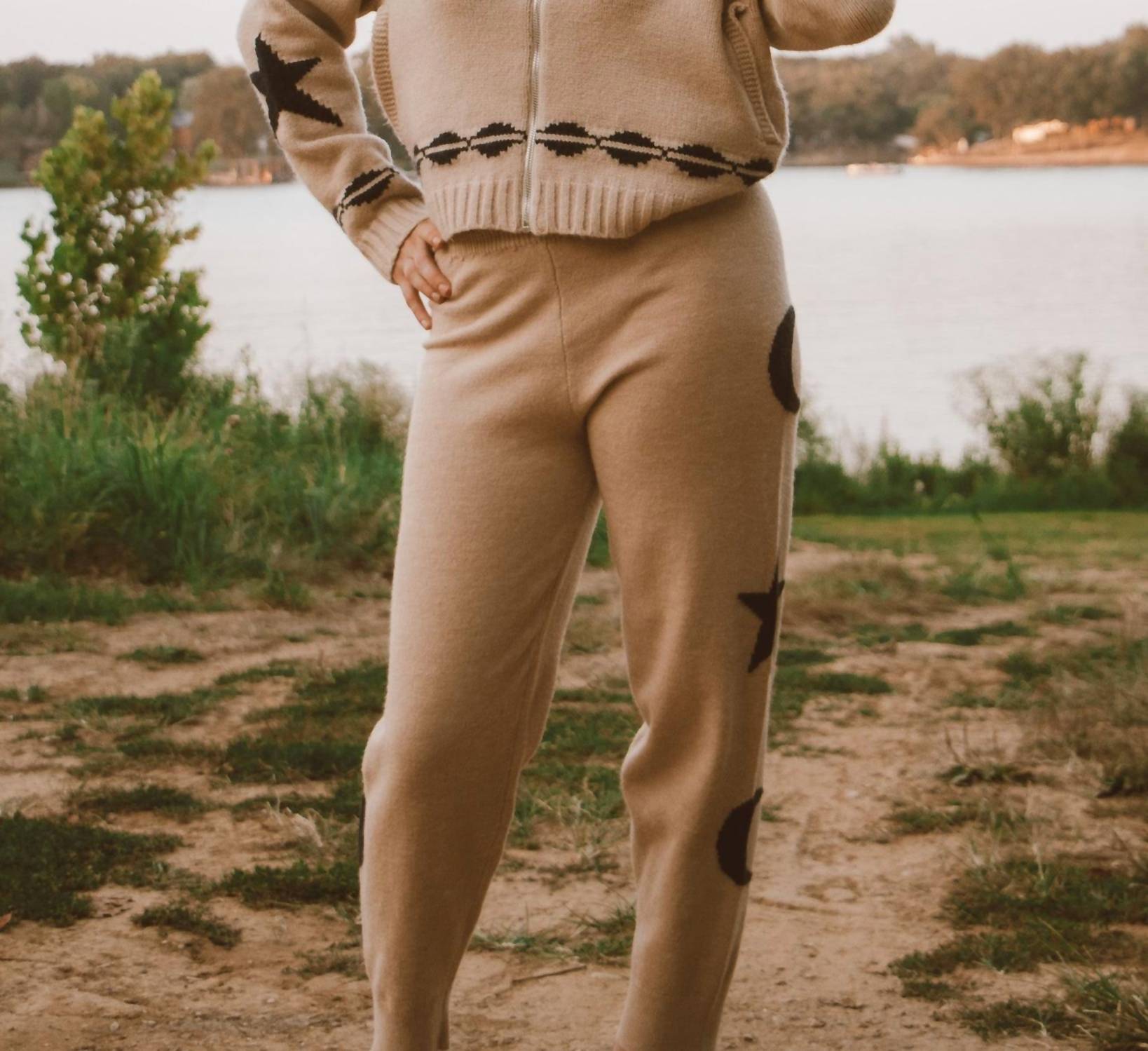 Raisonnel East Coast Nights Jogger in tan - women's pants