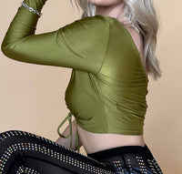 Blue Blush - Green Eyed Girl Top