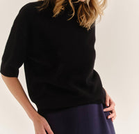 Cartolina Nantucket - Belle Short Sleeve Turtleneck Tee