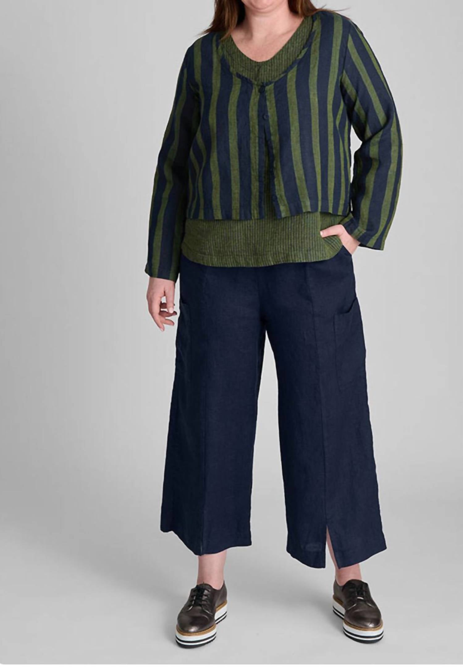 Flax - Vee Cardigan