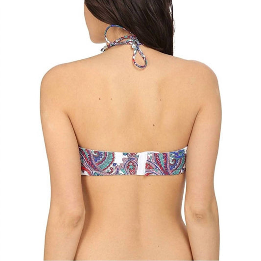 Shoshanna - Capri Paisley Cinched Bandeau Top