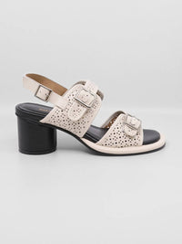 All Black - Women's Triple Buckle Lady Sandals