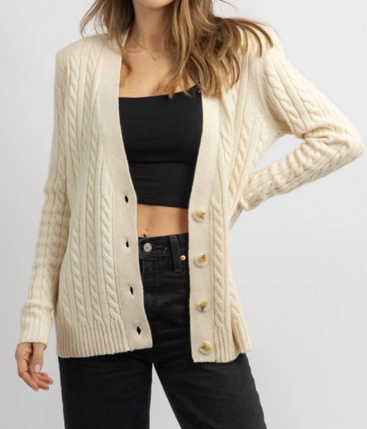 Olivaceous - My Way Cardigan