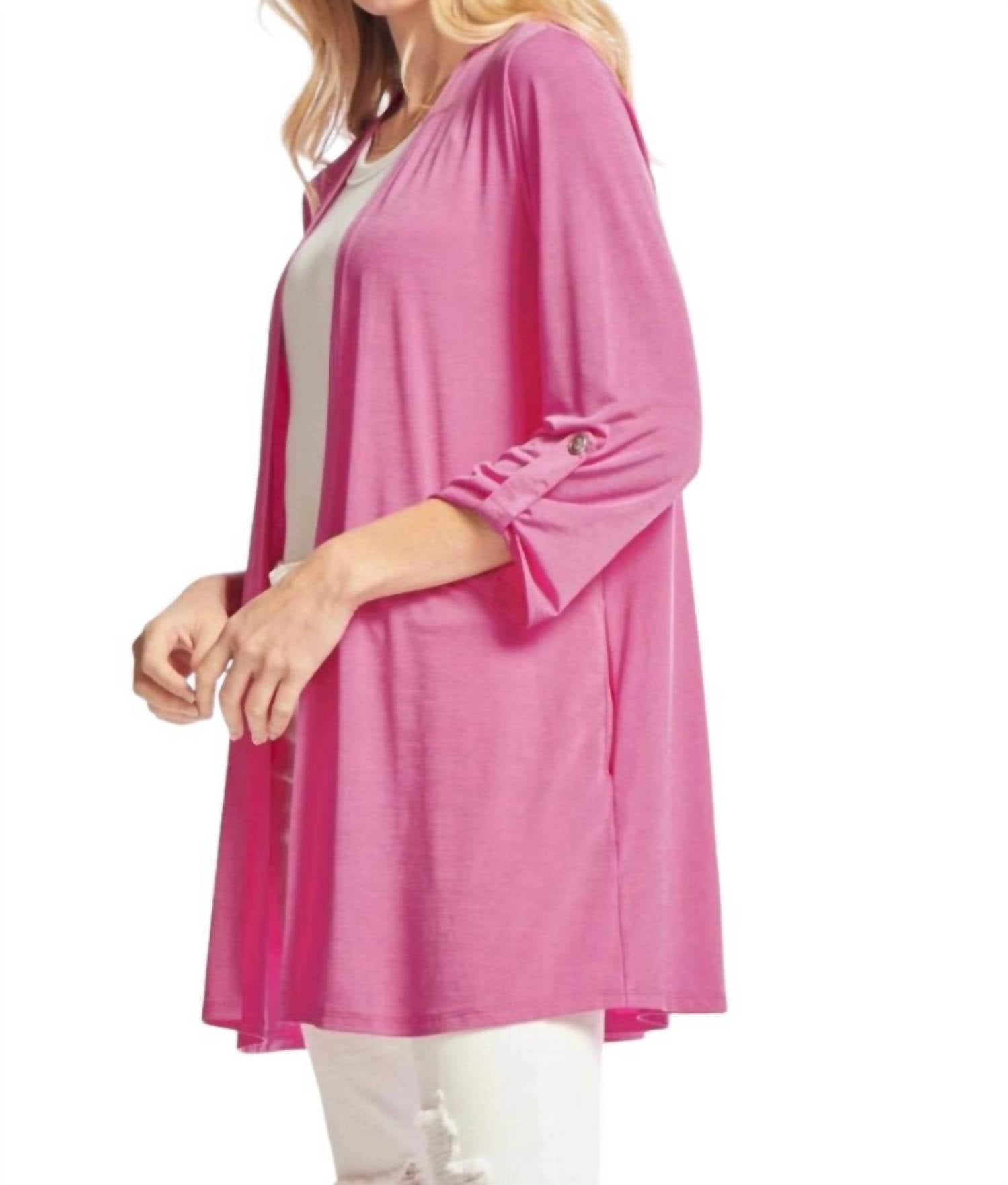 Dear Scarlett - Lizzy Magenta Cardigan