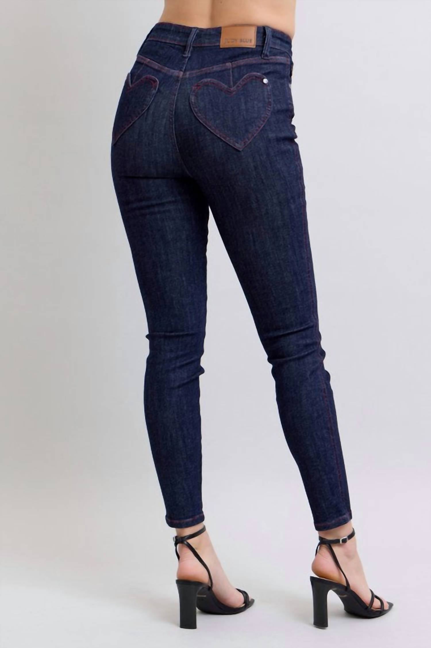 Judy Blue - Heart Pocket Skinny Jean