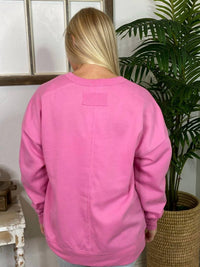 Very J - Pocket Long Sleeve Sweatshirt