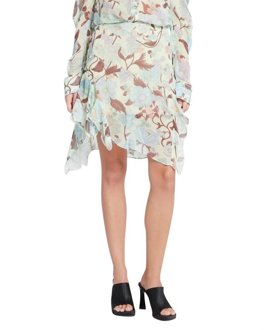 Stella Mccartney - Garden Print Asymmetric Skirt