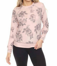 Pj Salvage - La Vie En Rose Long Sleeve Lounge Top