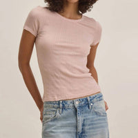 Velvet By Graham & Spencer - Enati Pointelle Tee