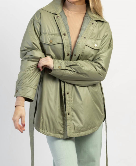 THROW GO LAUREL SHIRT JACKET