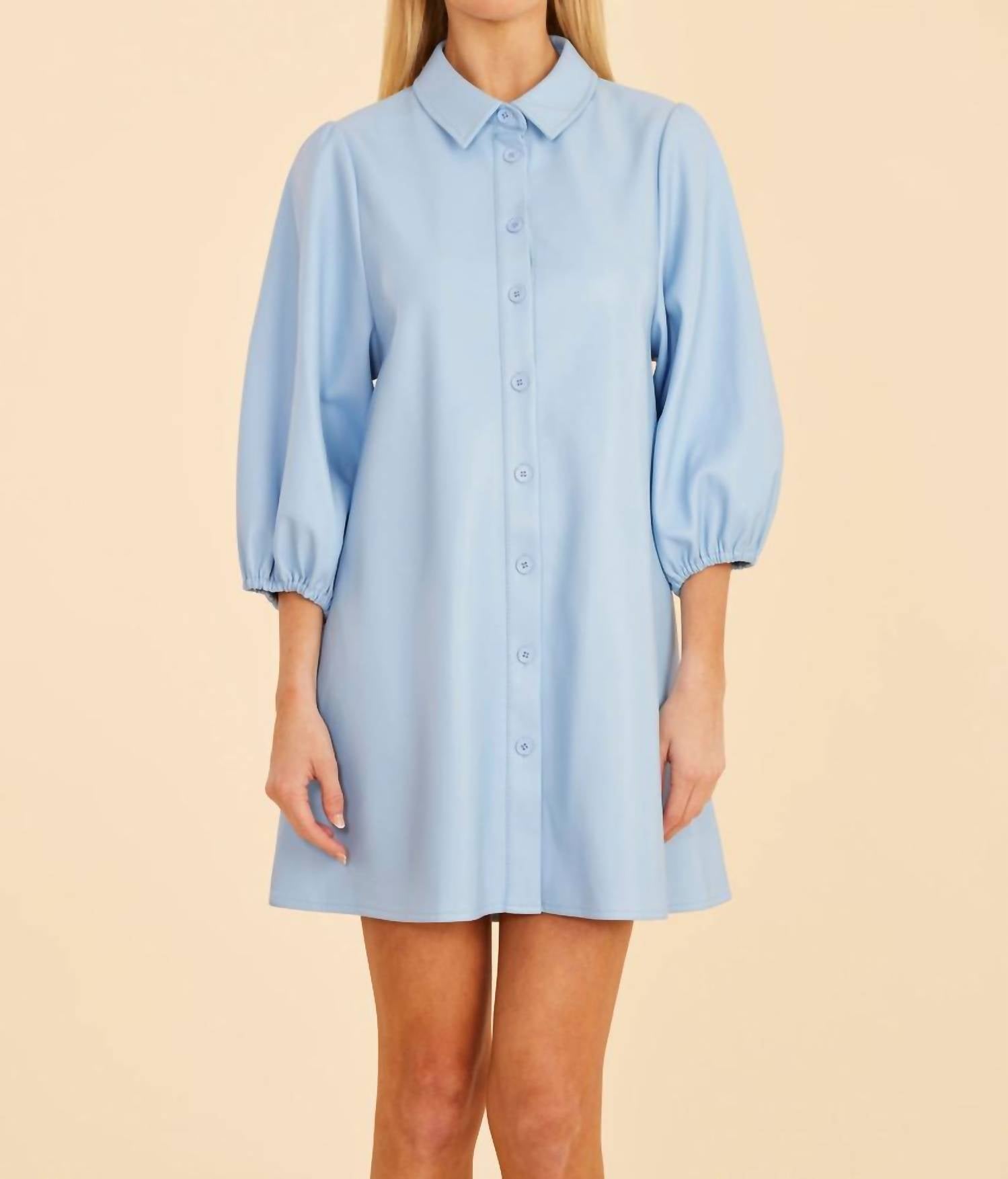 Dolce Cabo - Perforated Leather Dress