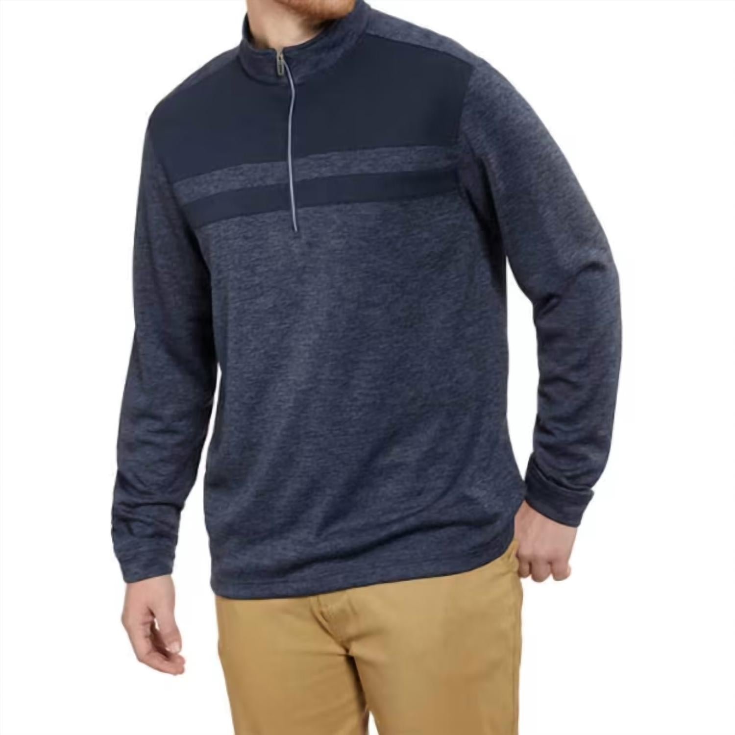 Bollé - Men's Performance 1/4 Zip Long Sleeve Pullover Sweatshirt
