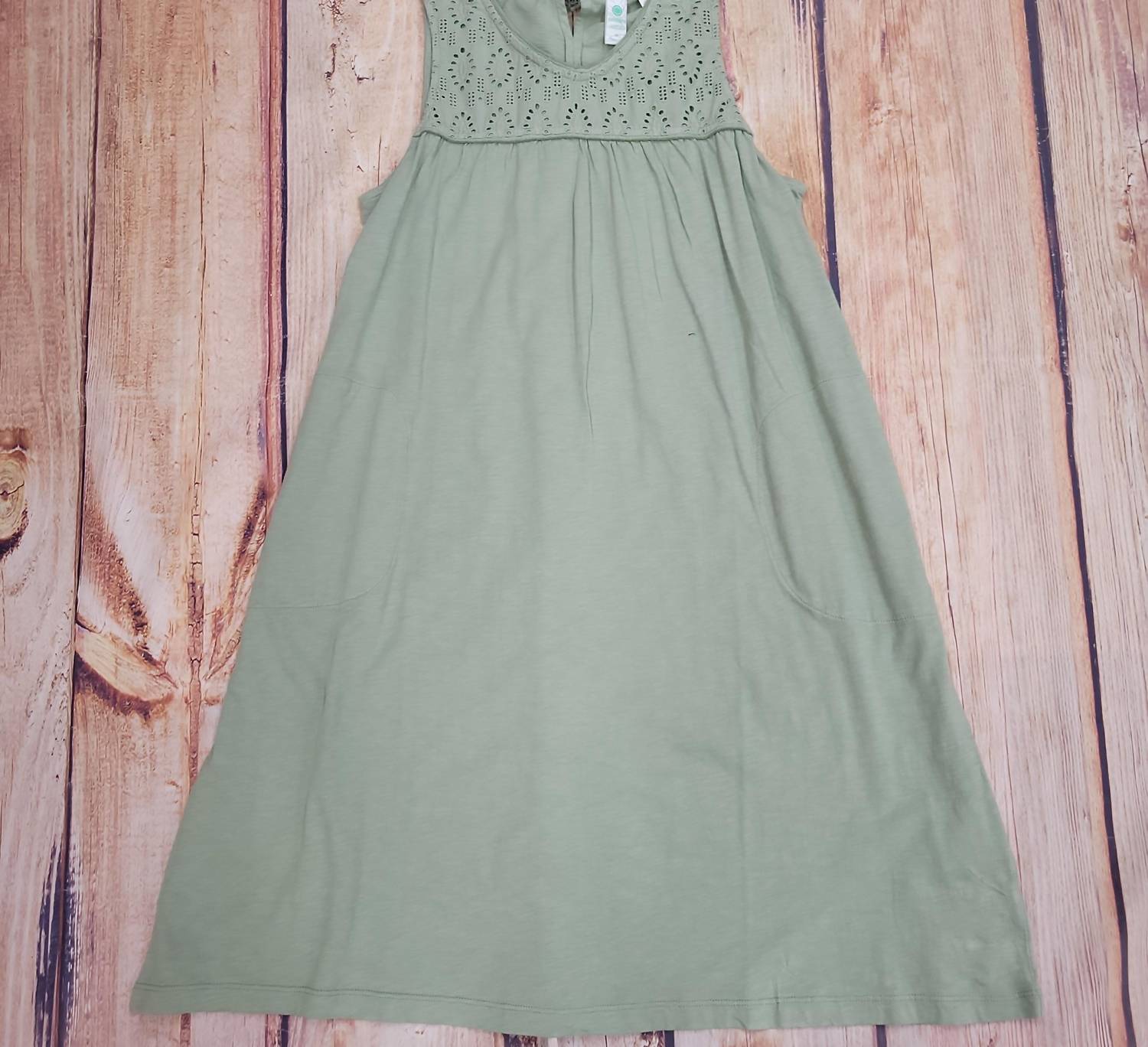 Aventura Seychelle Iceberg Dress in green - women's dress - detail view