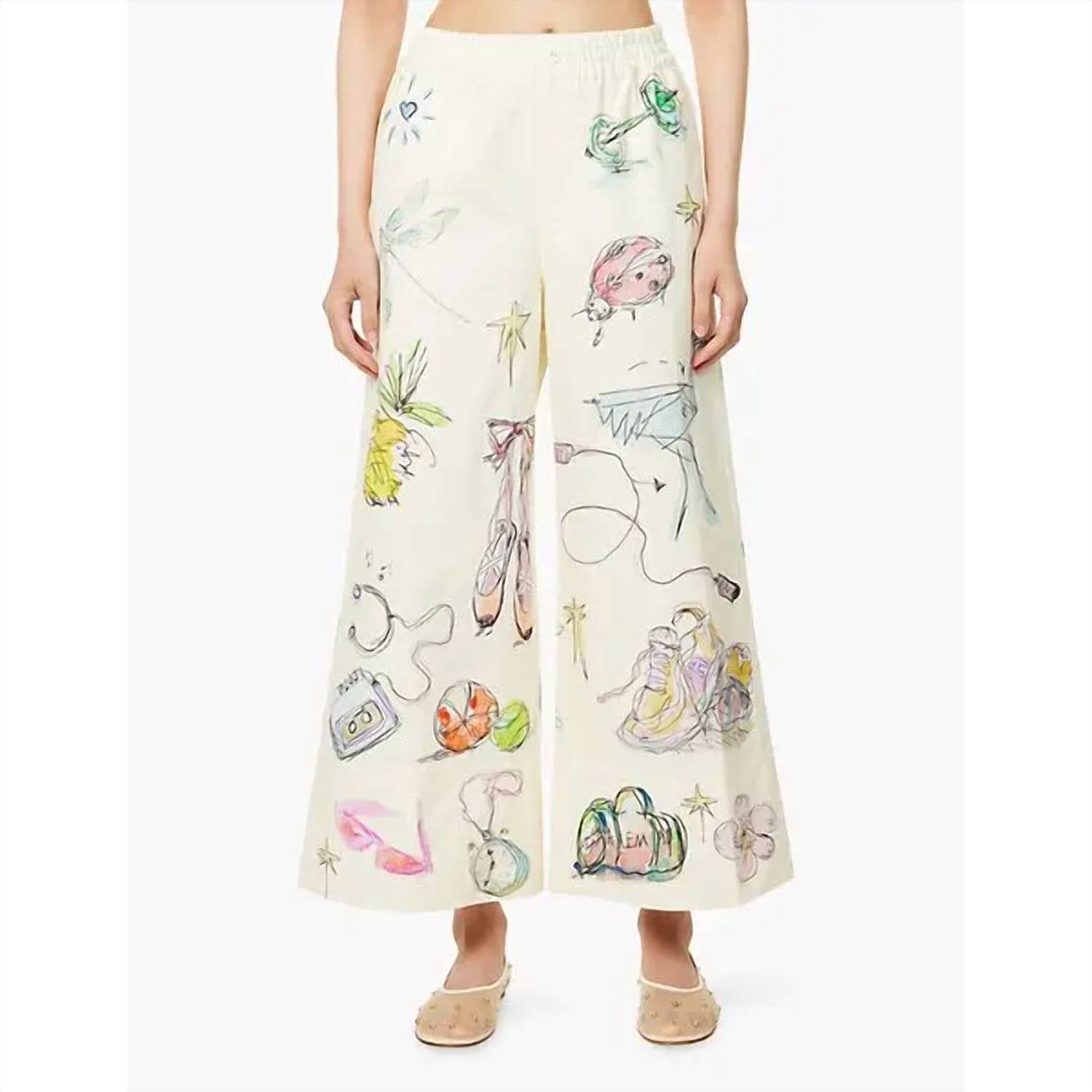 Alemais - Court Cotton Canvas Wide-Leg Pant