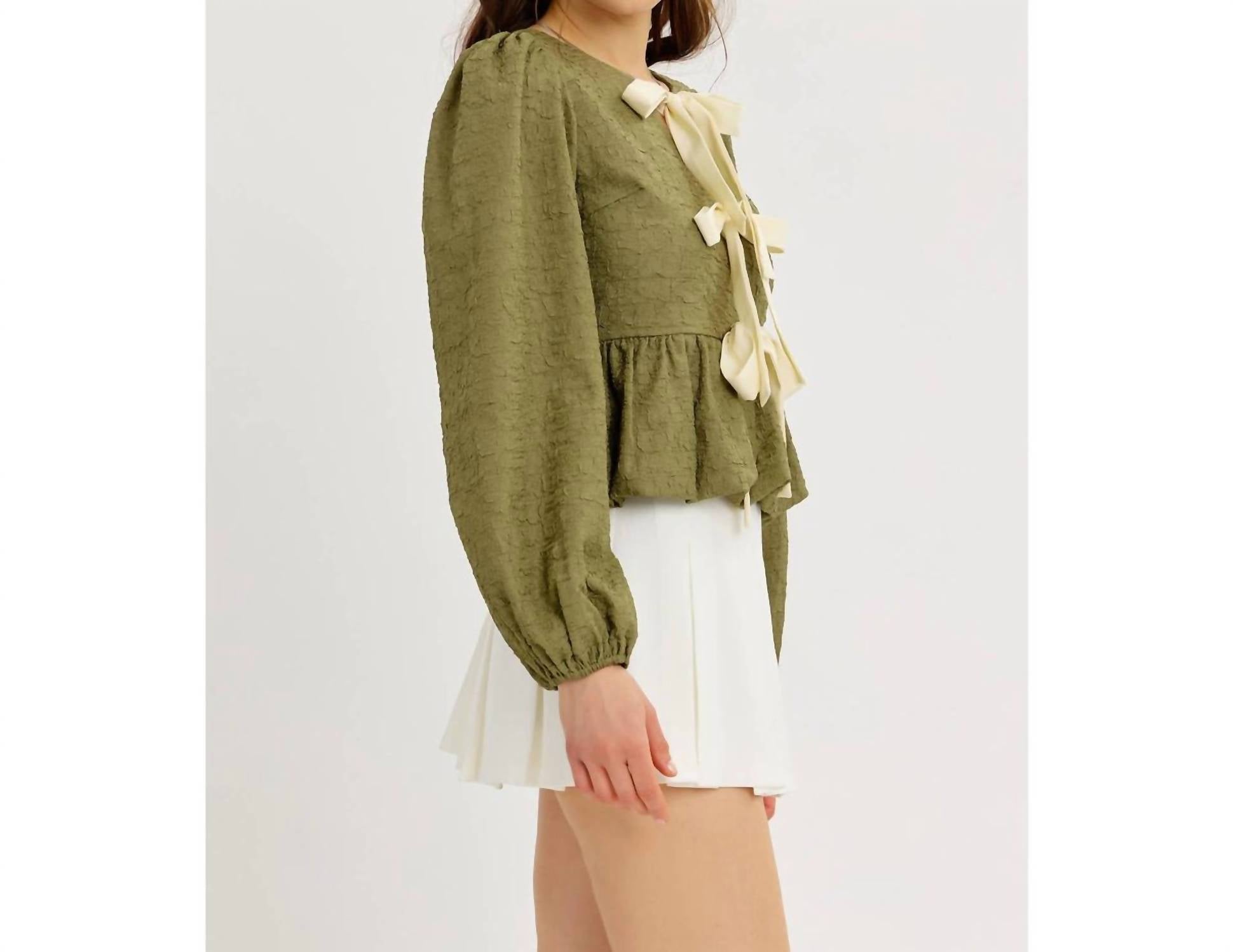 Idem Ditto - Camilla Bow Front Blouse