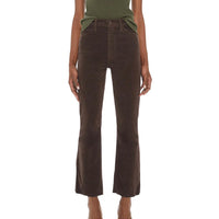 Mother Hustler Ankle Fray Jeans in ole mole - women's pants