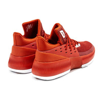 adidas Men's Dame 3 Basketball Shoes in red - men's shoe - alternate view