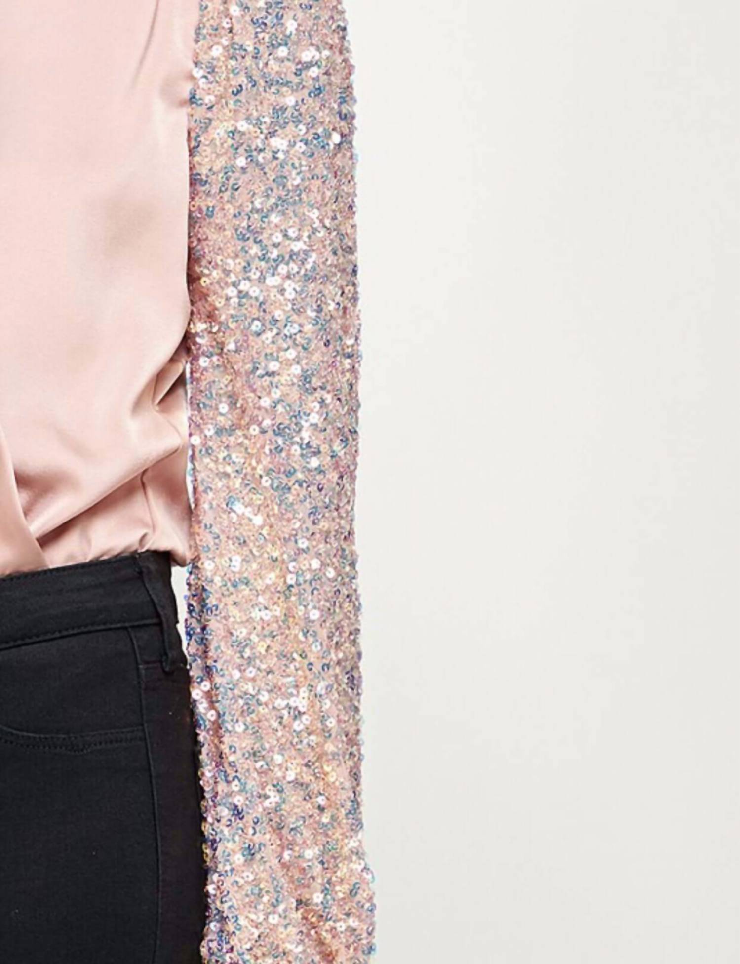 Strut & Bolt - Sequin Sleeve Bodysuit