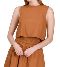 Livro - Sleeveless Crop Top