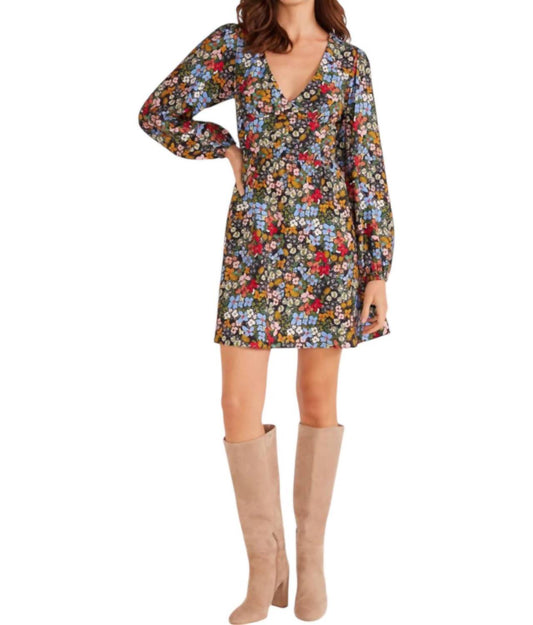 Minkpink - Josie Long Sleeve Mini Dress