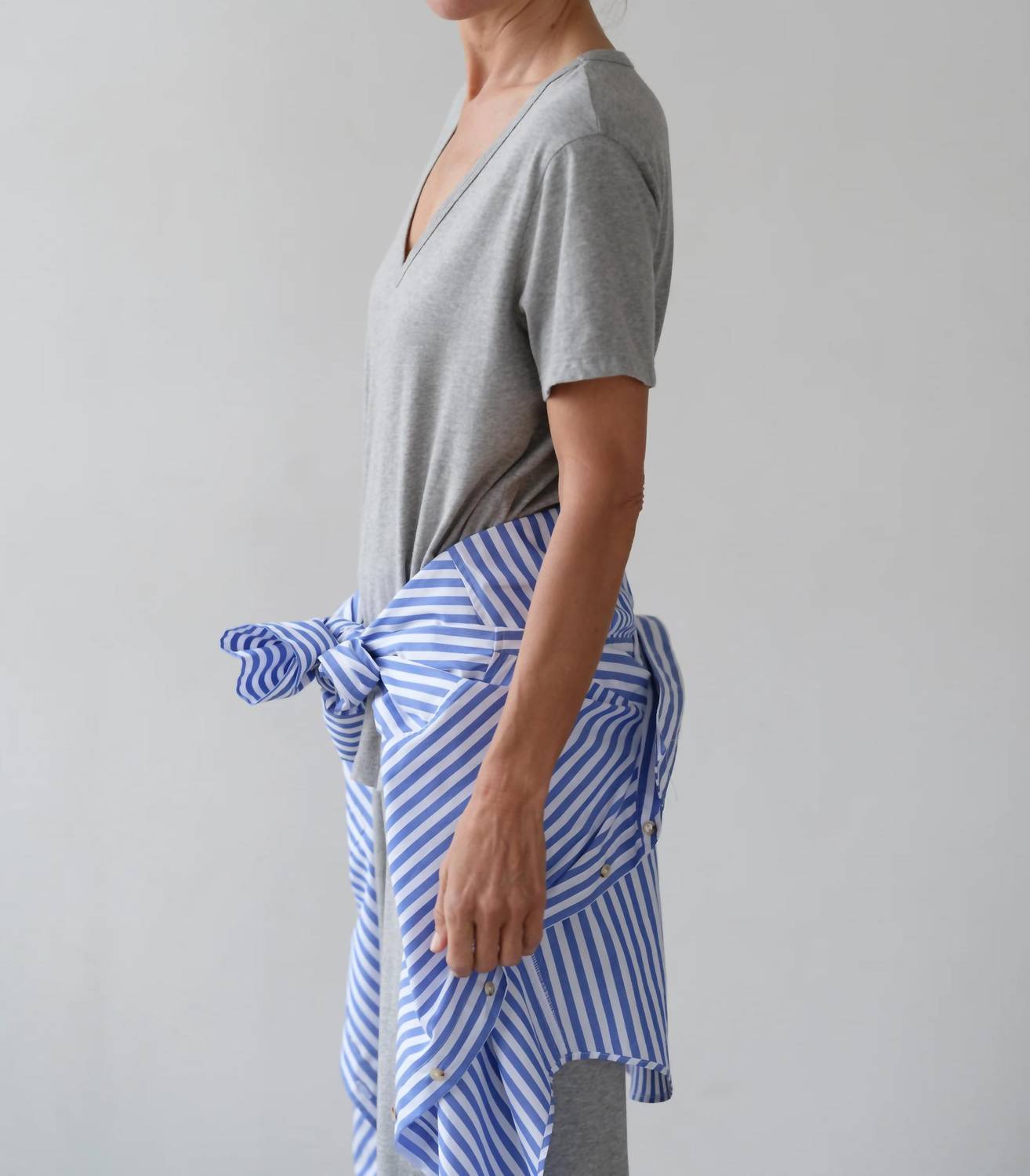 Donni. - Jersey Relaxed V-neck Top