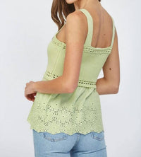 Fate - Scallop Scoop Sweater Tank