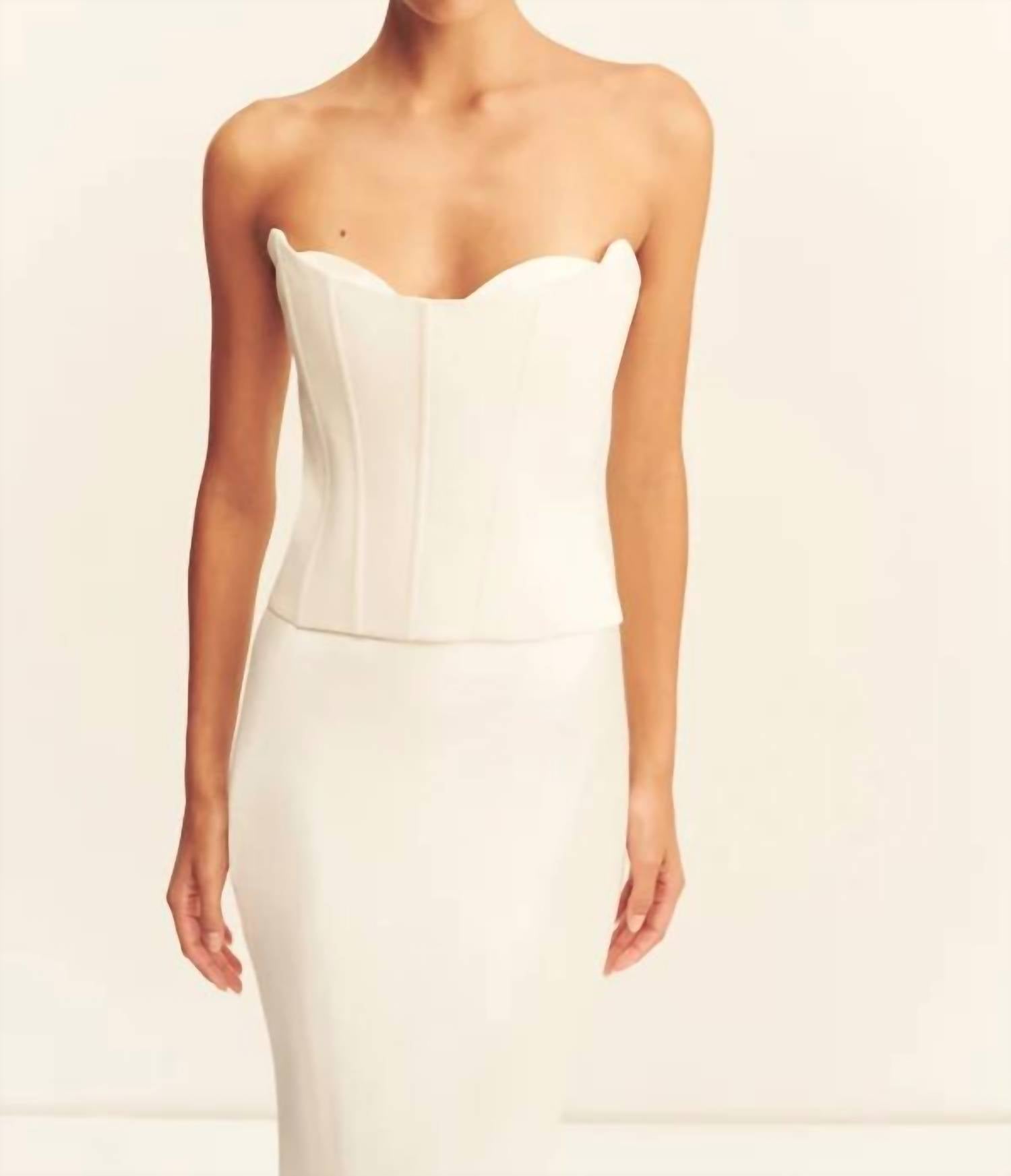Shona Joy - Oakley Strapless Corset Top