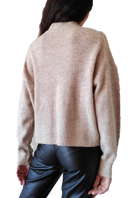 Lblc The Label - Nola Mock Neck Sweater