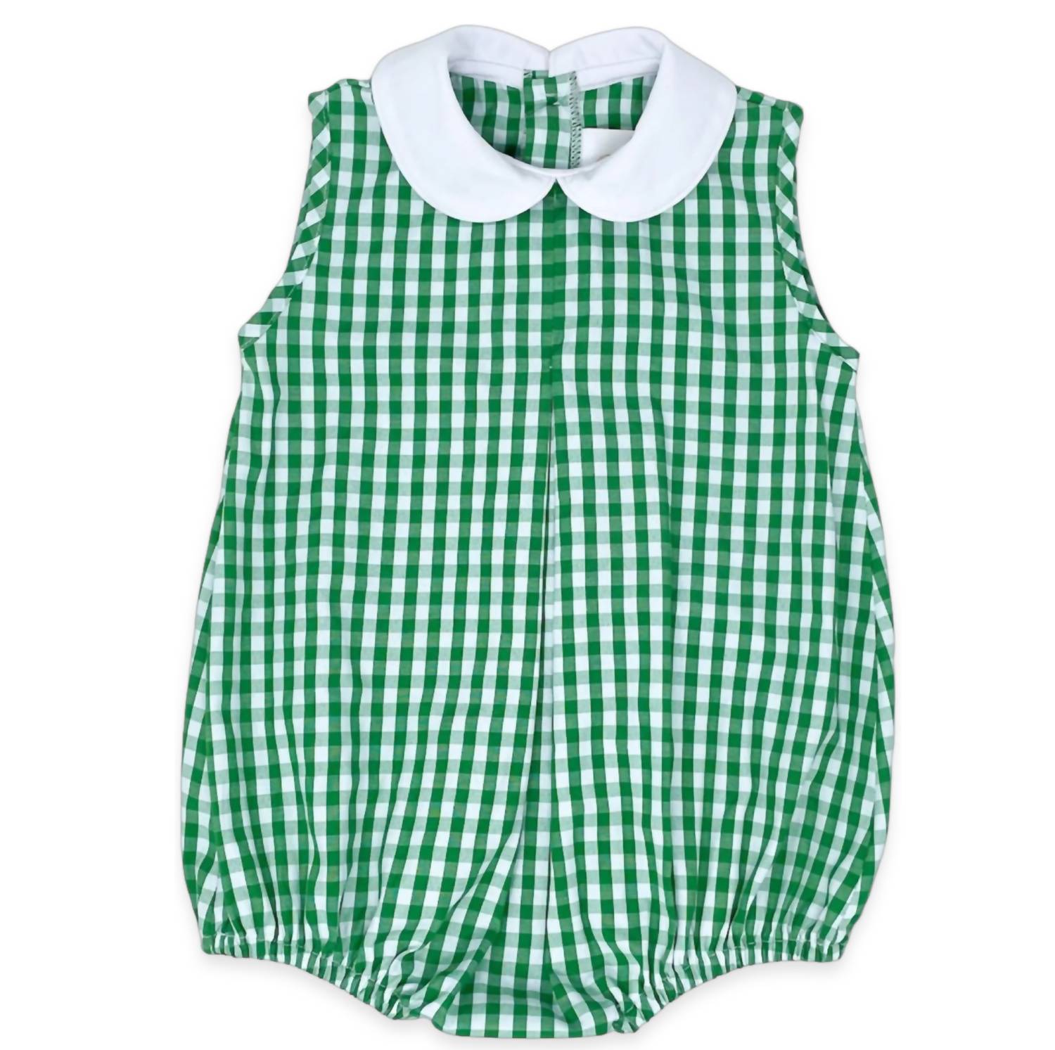 Lullaby Set Girls Collier Bubble Onesies in augusta green check - kids' item