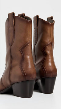 Free People Women's Cat Nap Cowboy Boots in brown - women's shoe - alternate view