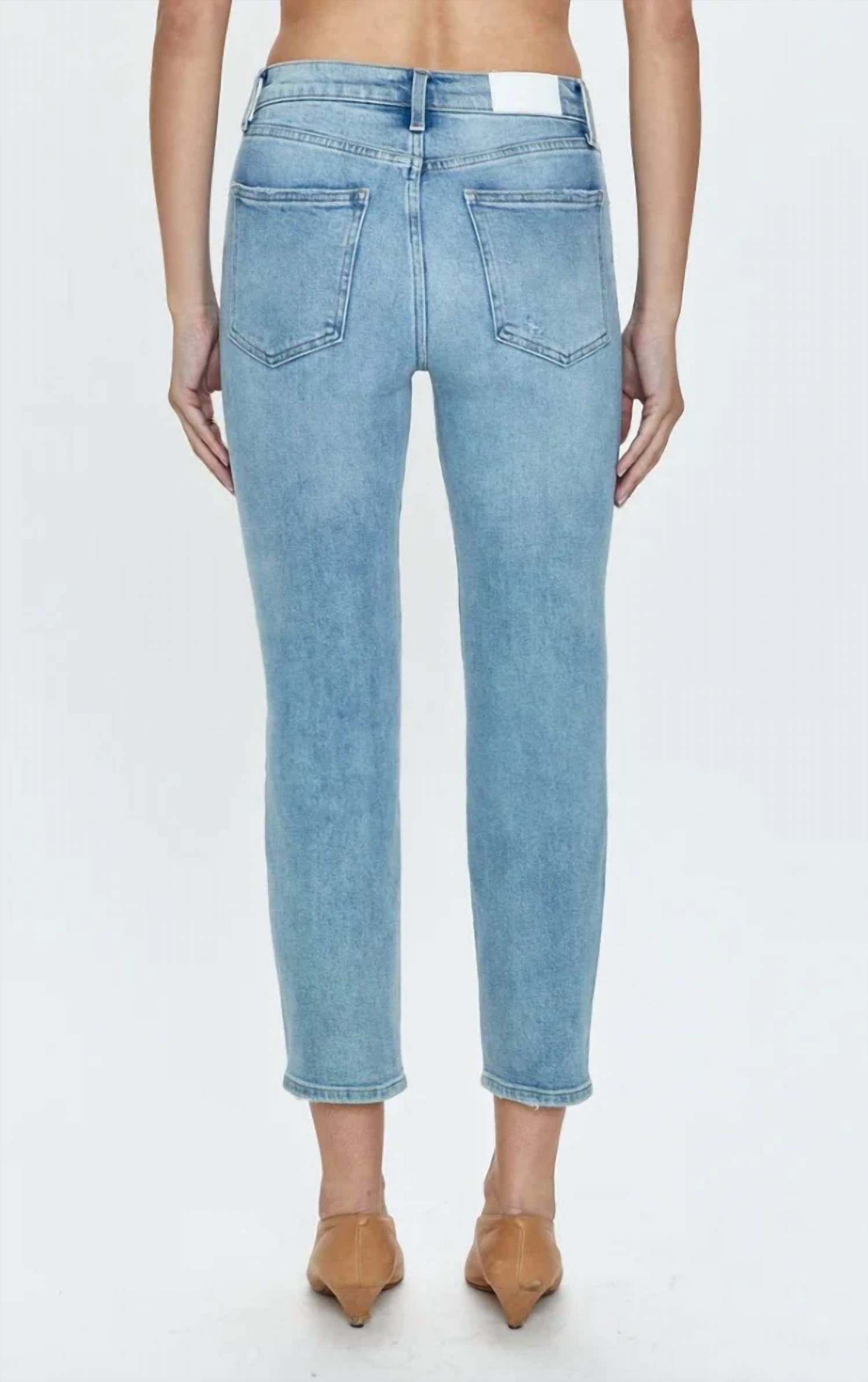 Pistola - Monroe Crop High Rise Cigarette Crop Jeans