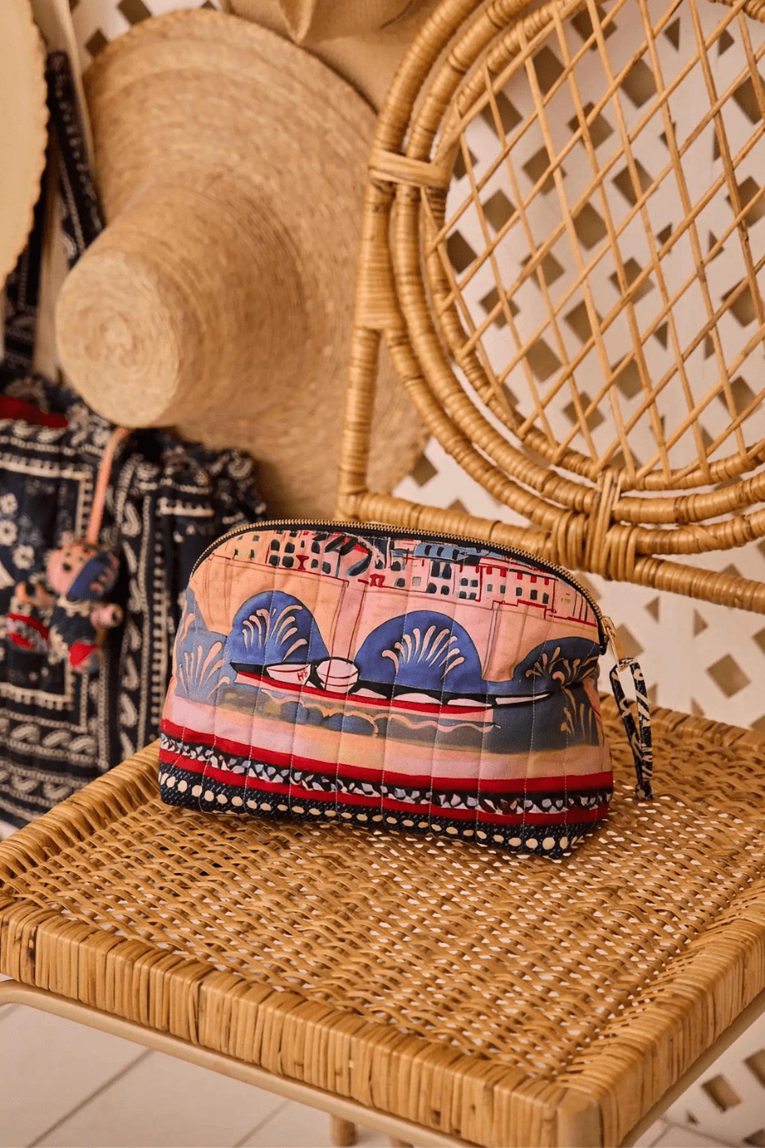 Hunter Bell - Women's Quilted Makeup Bag