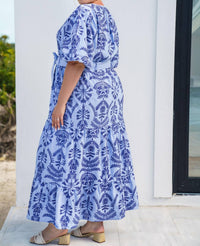 Marie Oliver - Natty Scoopneck Midi Dress - Plus