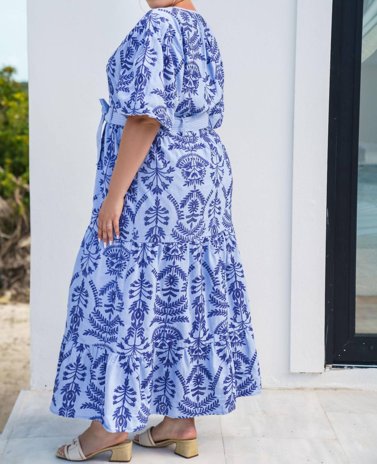 Marie Oliver - Natty Scoopneck Midi Dress - Plus