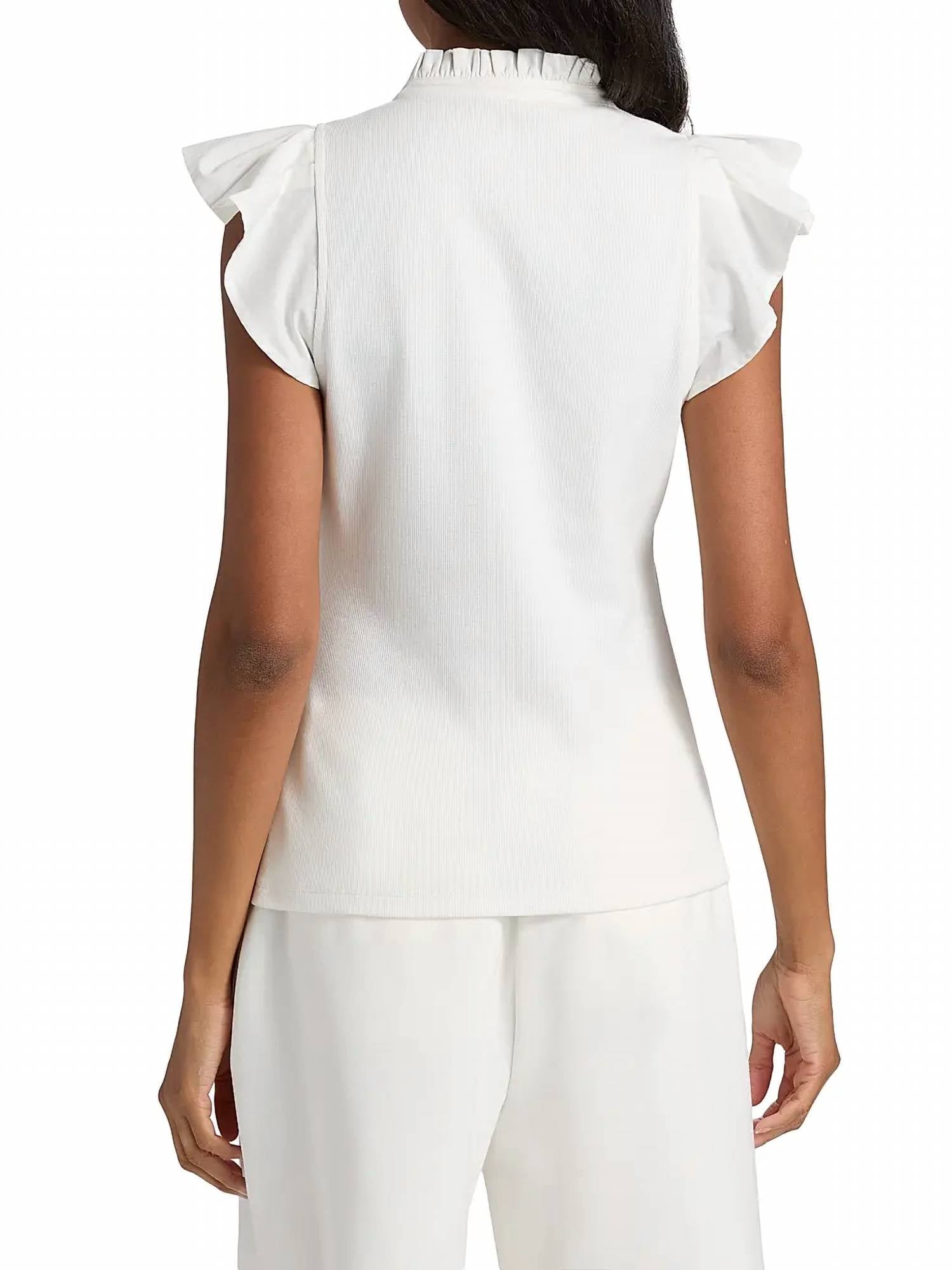 Ramy Brook - Monroe Flutter Sleeve Top