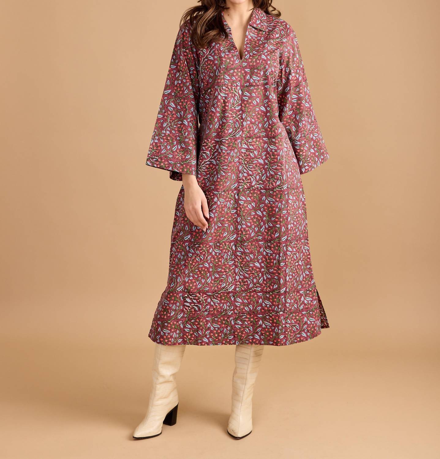 Double A Lee Midi Dress in climbing floral - women's dress - view 8