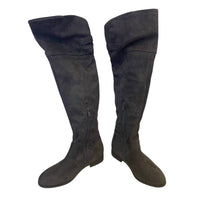 Dream Pairs - Women's Faux Suede Knee High Low Heel Fashion Boots