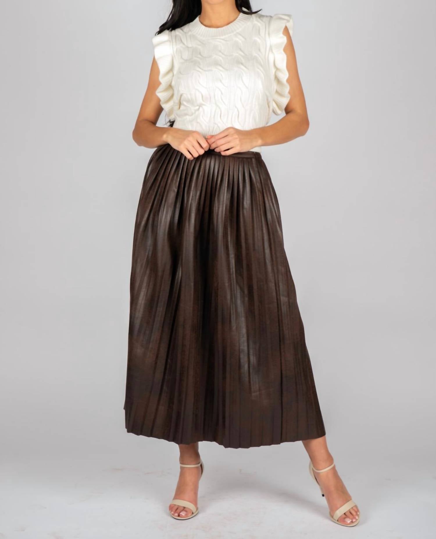 Sincerely Ours - Claudette Pleated Skirt