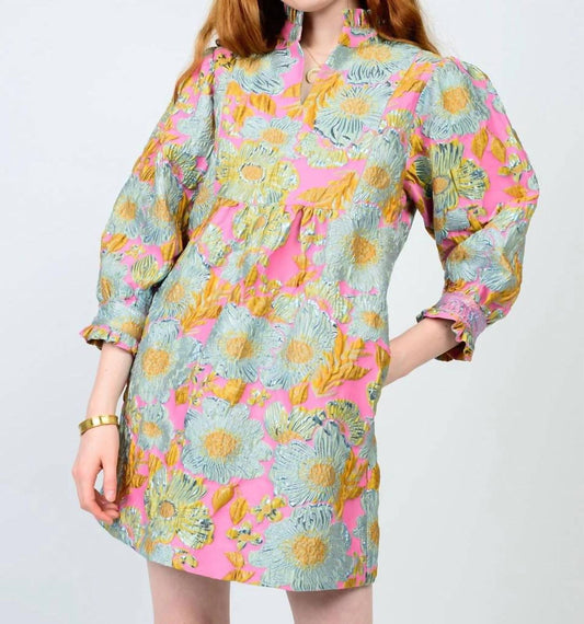 Sister Mary - Floral Brocade Dress
