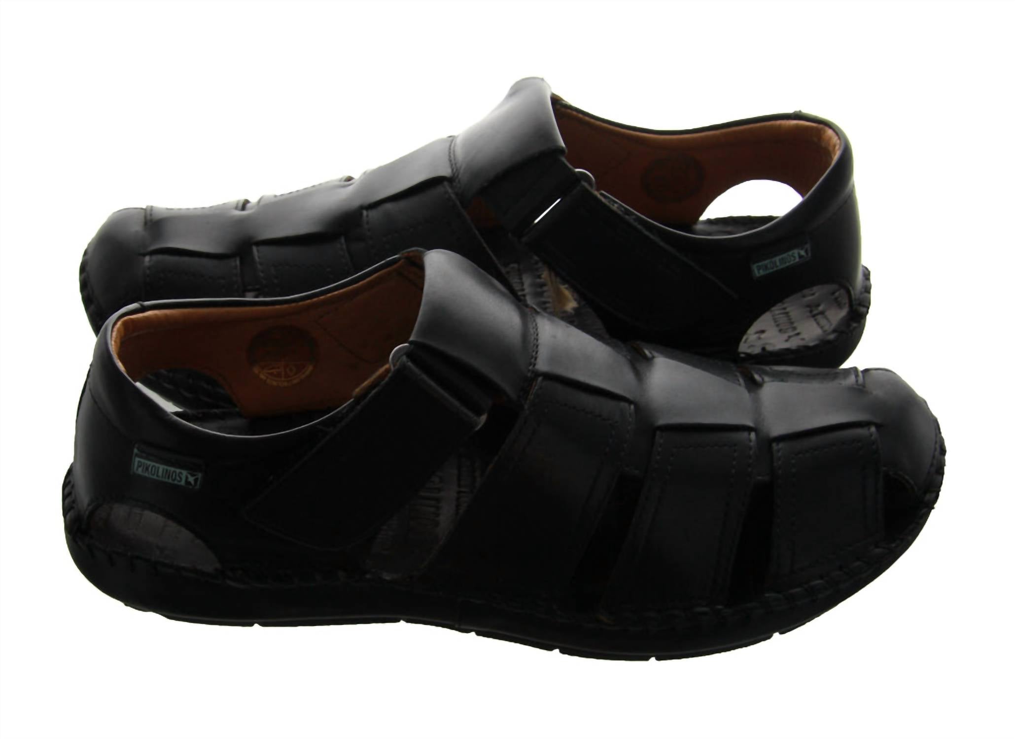 PIKOLINOS Men's Tarifa Sandals in black - men's sandal - detail view